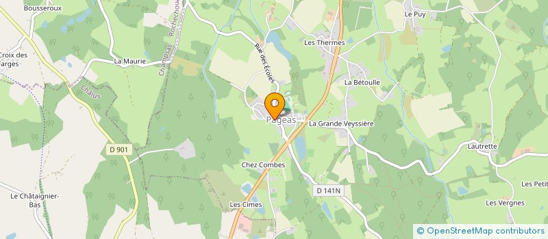 localisation de l'entreprise MONSIEUR RAPHAEL RAPP à PAGEAS