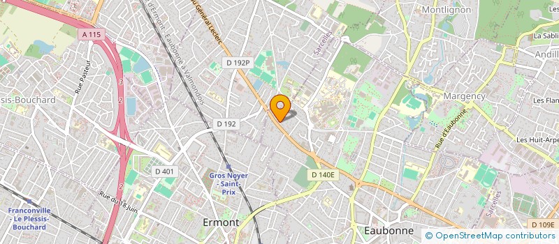localisation de l'entreprise MONSIEUR RAPHAEL RAYMOND à EAUBONNE