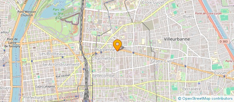 localisation de l'entreprise MONSIEUR RAPHAEL RECCHIA  VILLEURBANNE