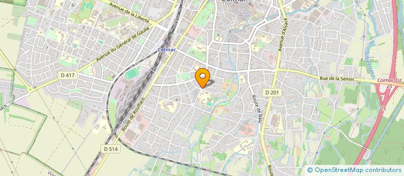 localisation de l'entreprise MONSIEUR RAPHAEL REINS  COLMAR