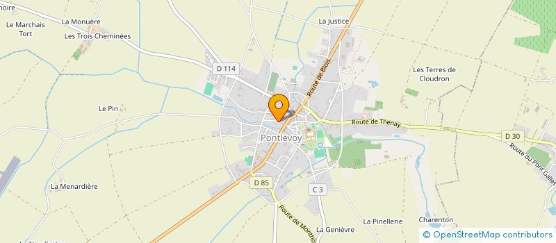 localisation de l'entreprise MONSIEUR RAPHAEL RENAUD à PONTLEVOY