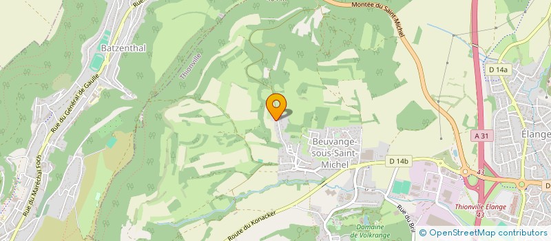 localisation de l'entreprise MONSIEUR RAPHAEL RENAUDIN  THIONVILLE