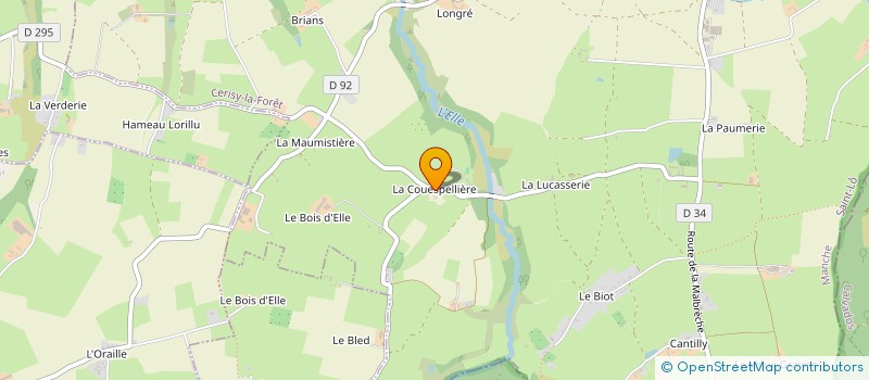 localisation de l'entreprise MONSIEUR RAPHAEL RENEE  CERISY-LA-FORET