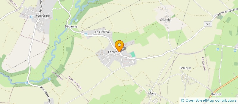 localisation de l'entreprise MONSIEUR RAPHAEL RENOUX  AZAY-LE-BRULE