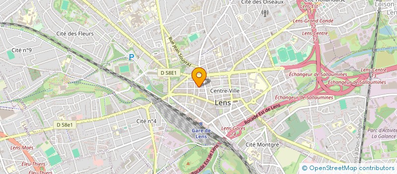 localisation de l'entreprise MONSIEUR RAPHAEL RESCHKE  LENS