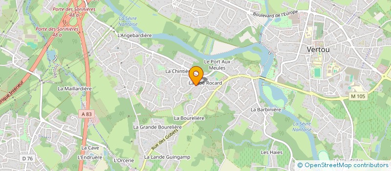 localisation de l'entreprise MONSIEUR RAPHAEL REUCHE  VERTOU