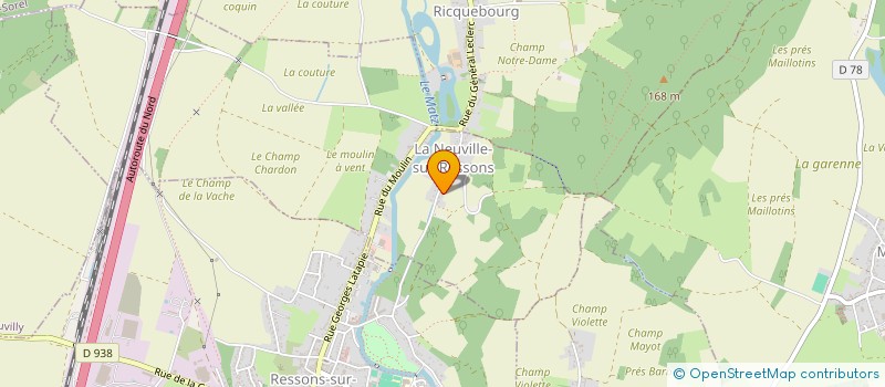 localisation de l'entreprise MONSIEUR RAPHAEL REYANERT  LA NEUVILLE-SUR-RESSONS