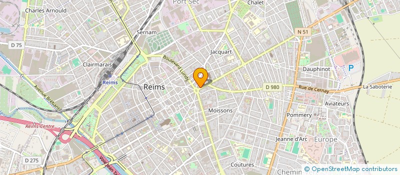 localisation de l'entreprise MONSIEUR RAPHAEL RIBEIRO  REIMS