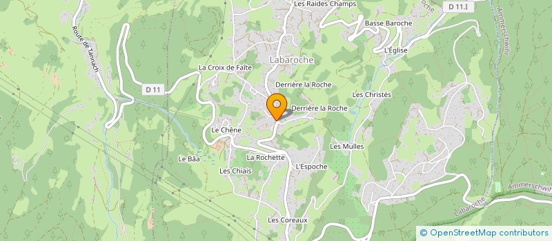 localisation de l'entreprise MONSIEUR RAPHAEL RIBOLZI à LABAROCHE