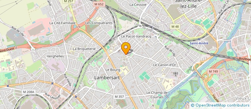 localisation de l'entreprise MONSIEUR RAPHAEL RICHARD BRAVO à LAMBERSART