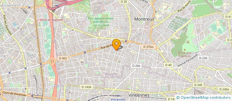 localisation de l'entreprise MONSIEUR RAPHAEL RINALDI à MONTREUIL