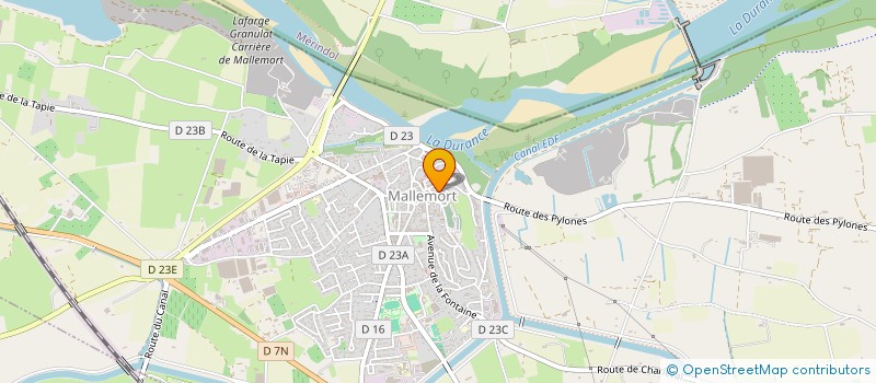 localisation de l'entreprise MONSIEUR RAPHAEL RIVALLIN  MALLEMORT