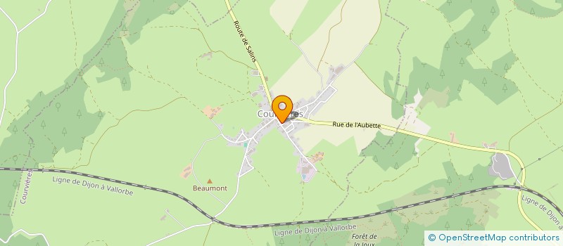 localisation de l'entreprise MONSIEUR RAPHAEL ROBERT  COURVIERES