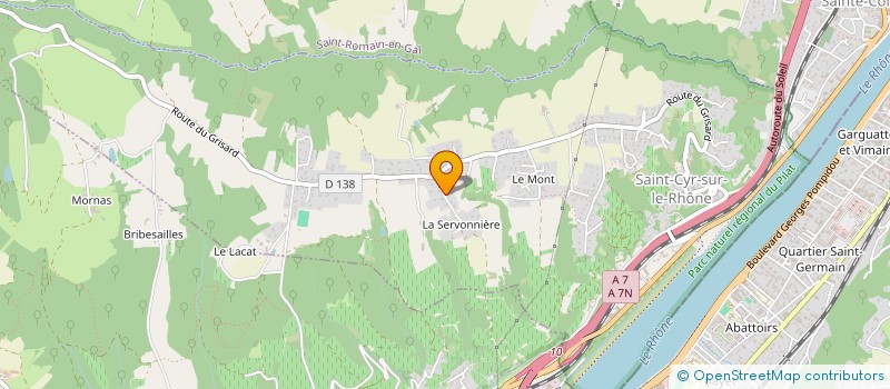 localisation de l'entreprise MONSIEUR RAPHAEL ROBERT à SAINT-CYR-SUR-LE-RHONE