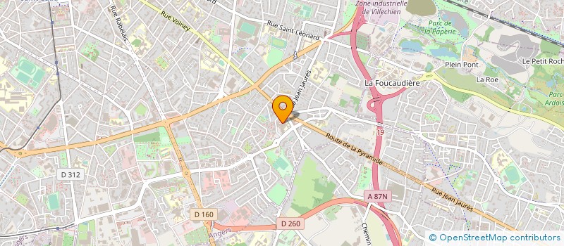 localisation de l'entreprise MONSIEUR RAPHAEL RODA à ANGERS