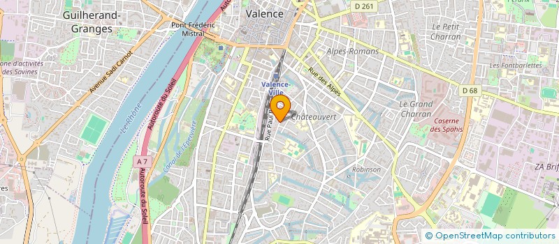 localisation de l'entreprise MONSIEUR RAPHAEL RODRIGUES à VALENCE