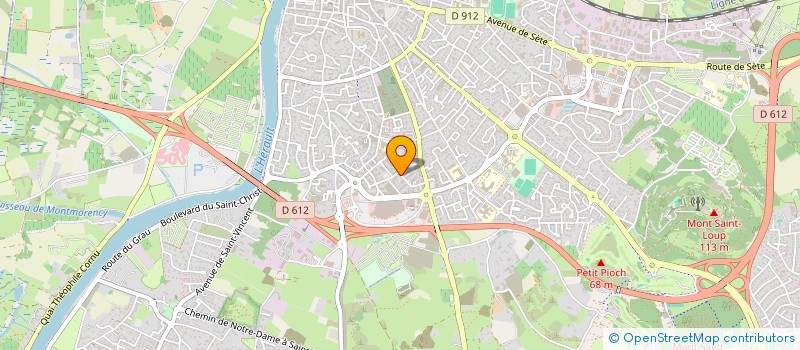 localisation de l'entreprise MONSIEUR RAPHAEL RODRIGUEZ  AGDE