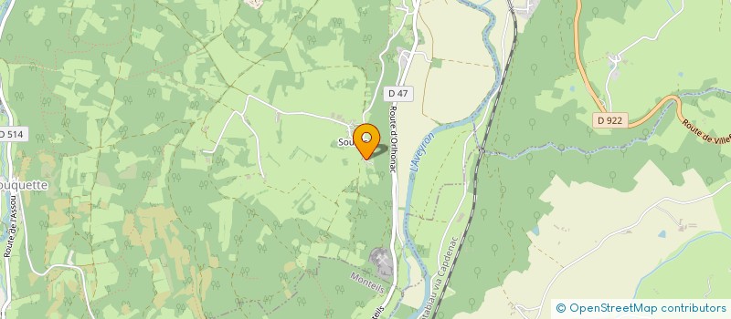 localisation de l'entreprise MONSIEUR RAPHAEL ROESSLINGER  LA ROUQUETTE