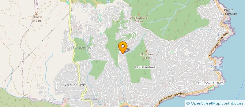 localisation de l'entreprise MONSIEUR RAPHAEL ROSCOUET  ROQUEBRUNE-SUR-ARGENS