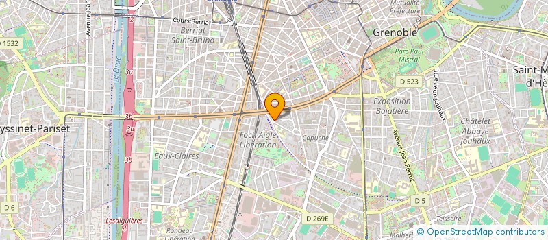 localisation de l'entreprise MONSIEUR RAPHAEL ROSSATO à GRENOBLE