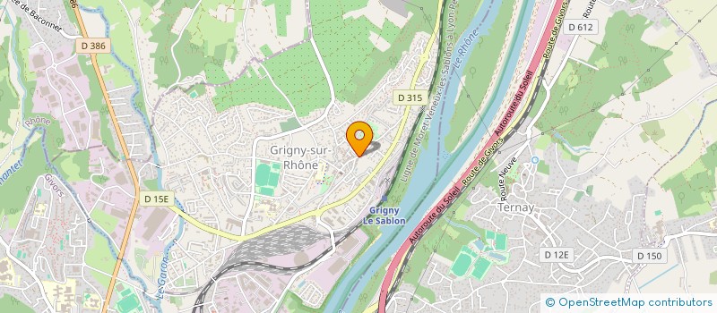 localisation de l'entreprise MONSIEUR RAPHAEL ROSSI  GRIGNY-SUR-RHONE