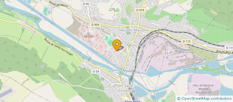 localisation de l'entreprise MONSIEUR RAPHAEL ROSSIGNOL  NEUVES-MAISONS