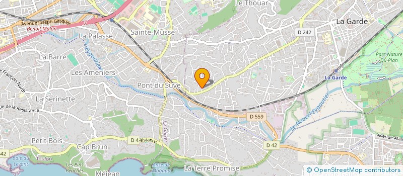 localisation de l'entreprise MONSIEUR RAPHAEL ROSSOLIN à LA GARDE