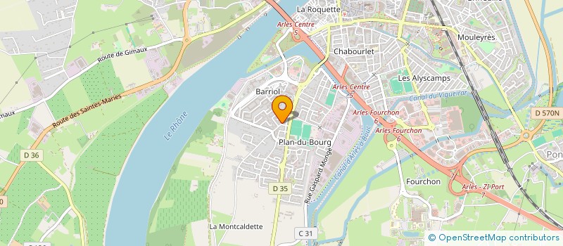 localisation de l'entreprise MONSIEUR RAPHAEL ROUGON à ARLES