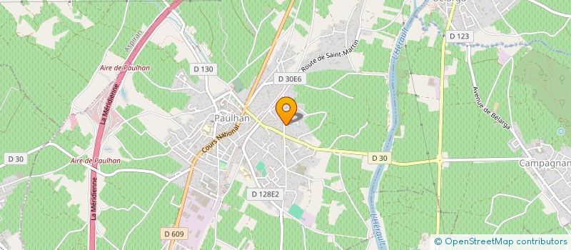 localisation de l'entreprise MONSIEUR RAPHAEL ROUSE  BEZIERS