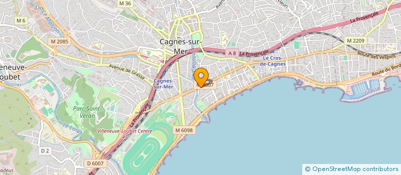 localisation de l'entreprise MONSIEUR RAPHAEL ROUSSEAU à CAGNES-SUR-MER