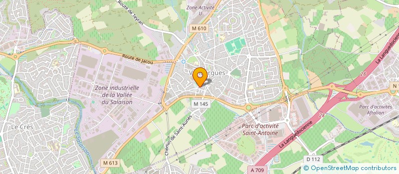 localisation de l'entreprise MONSIEUR RAPHAEL ROUVIERE  VENDARGUES