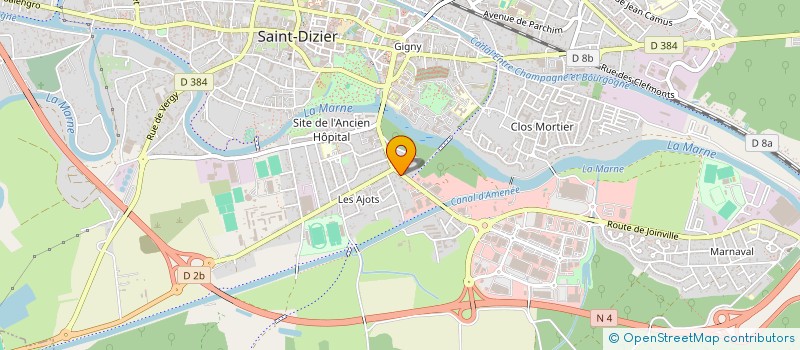 localisation de l'entreprise MONSIEUR RAPHAEL ROYER à SAINT-DIZIER
