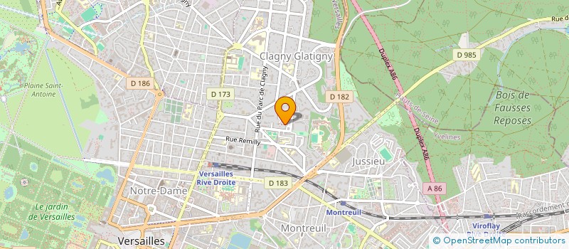 localisation de l'entreprise MONSIEUR RAPHAEL ROZIER CHABERT à VERSAILLES