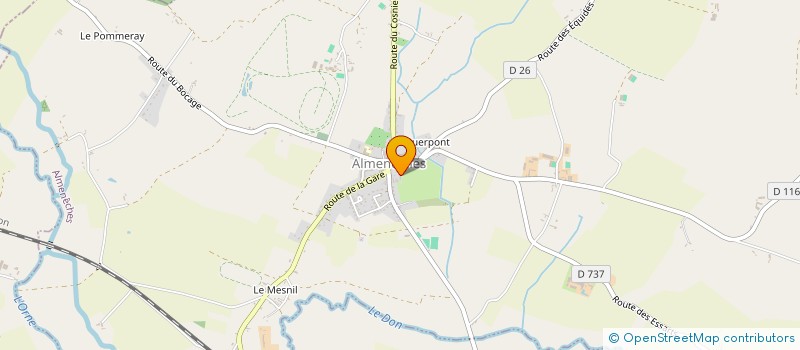 localisation de l'entreprise MONSIEUR RAPHAEL RUFFRAY à AUNOU-LE-FAUCON
