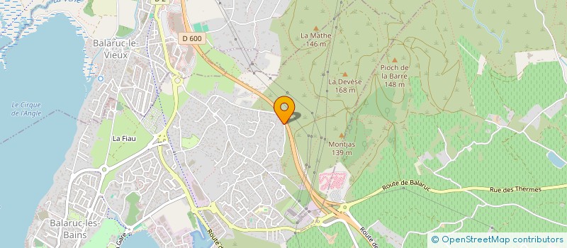 localisation de l'entreprise MONSIEUR RAPHAEL RUIZ  BALARUC-LES-BAINS