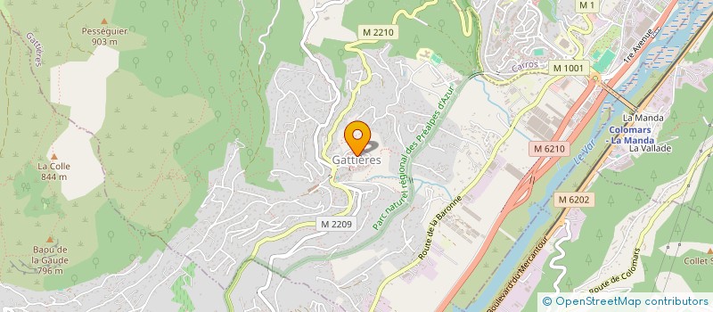 localisation de l'entreprise MONSIEUR RAPHAEL RUNFOLA  GATTIERES