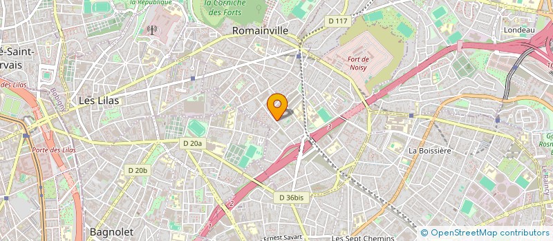 localisation de l'entreprise MONSIEUR RAPHAEL SAADA à ROMAINVILLE