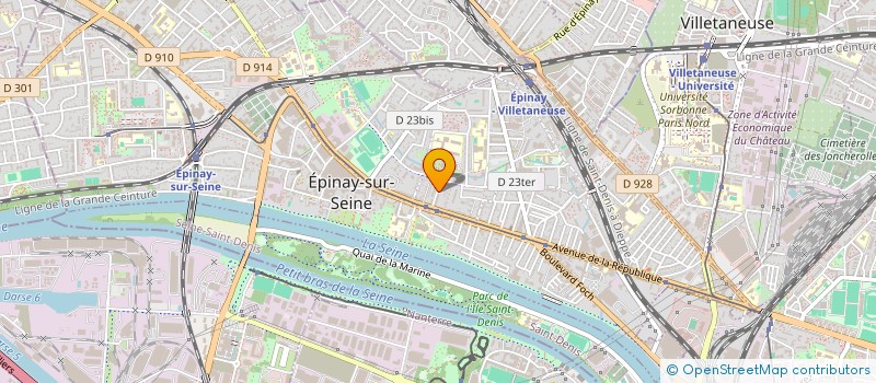 localisation de l'entreprise MONSIEUR RAPHAEL SAFOU à EPINAY-SUR-SEINE