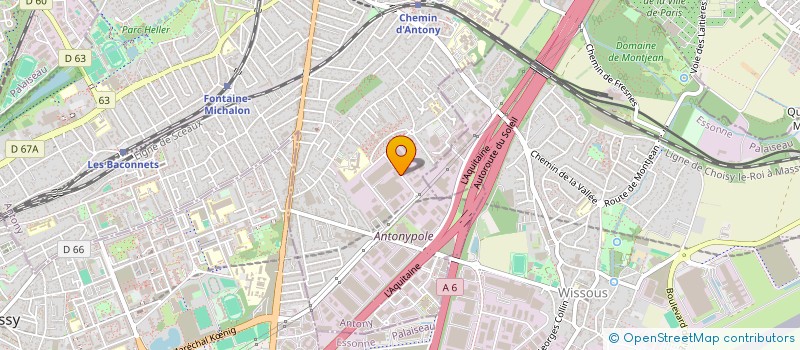 localisation de l'entreprise MONSIEUR RAPHAEL SAINT-GELAIS à ANTONY