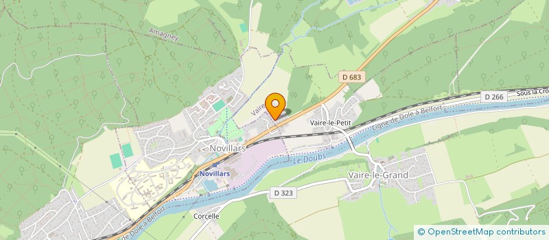 localisation de l'entreprise MONSIEUR RAPHAEL SAINTAIN  BESANCON