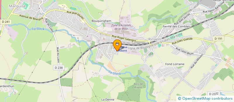 localisation de l'entreprise MONSIEUR RAPHAEL SAINTENOY  RINXENT