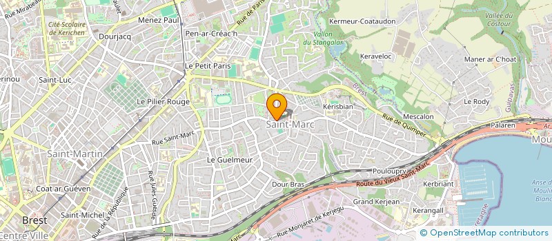 localisation de l'entreprise MONSIEUR RAPHAEL SALIOU à BREST
