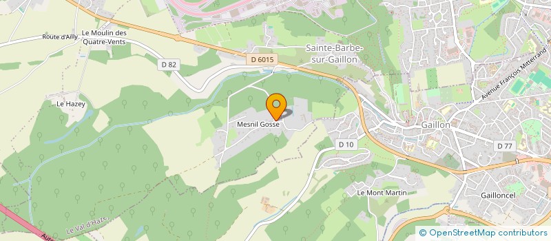 localisation de l'entreprise MONSIEUR RAPHAEL SALVAZET  LE VAL D'HAZEY