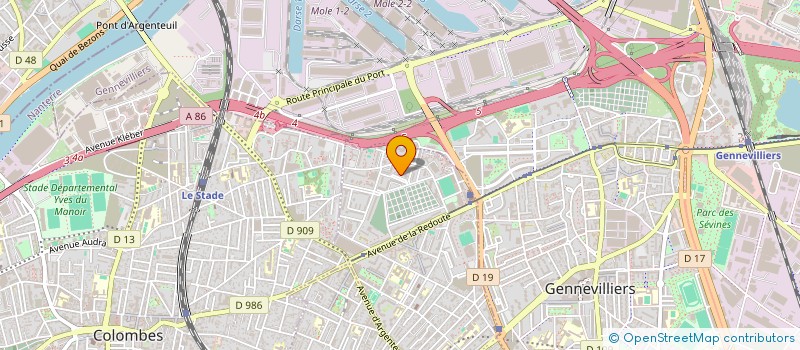 localisation de l'entreprise MONSIEUR RAPHAEL SAN MIGUEL  ASNIERES-SUR-SEINE