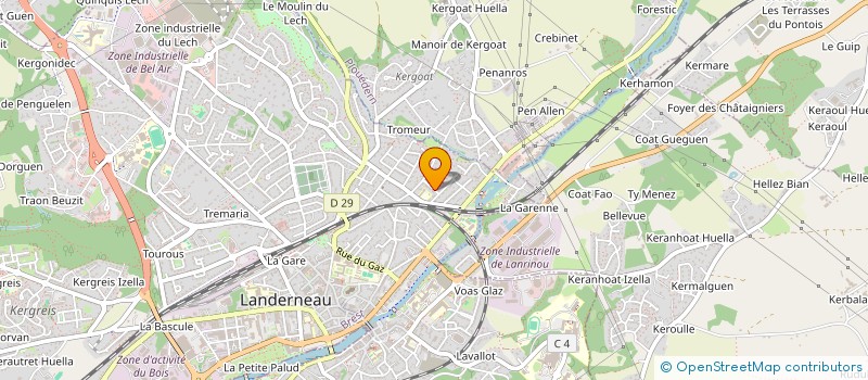 localisation de l'entreprise MONSIEUR RAPHAEL SANCHEZ à LANDERNEAU