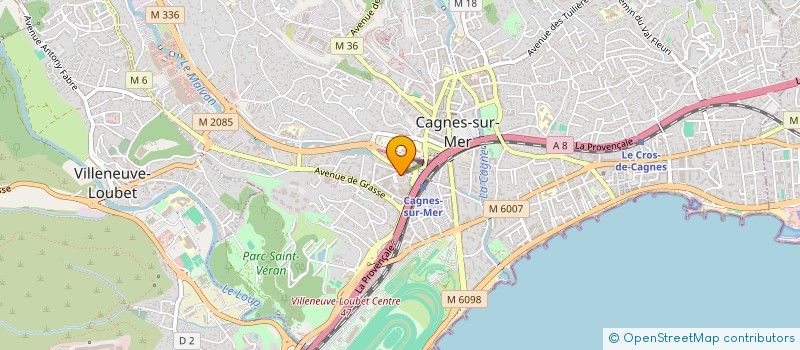 localisation de l'entreprise MONSIEUR RAPHAEL SANCHEZ à CAGNES-SUR-MER