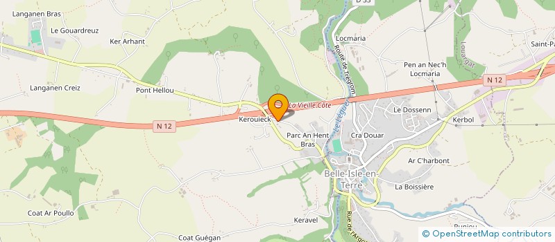 localisation de l'entreprise MONSIEUR RAPHAEL SANGUILLON  PLOUNEVEZ-MOEDEC