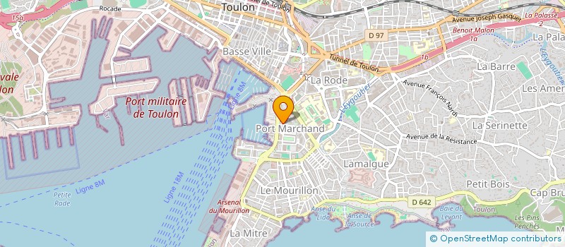 localisation de l'entreprise MONSIEUR RAPHAEL SANTIAGO  TOULON