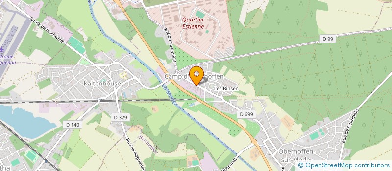 localisation de l'entreprise MONSIEUR RAPHAEL SANTORO  OBERHOFFEN-SUR-MODER