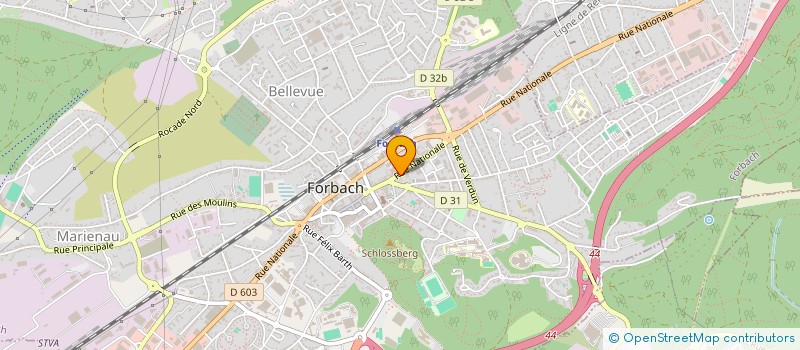 localisation de l'entreprise MONSIEUR RAPHAEL SAULLE à FORBACH